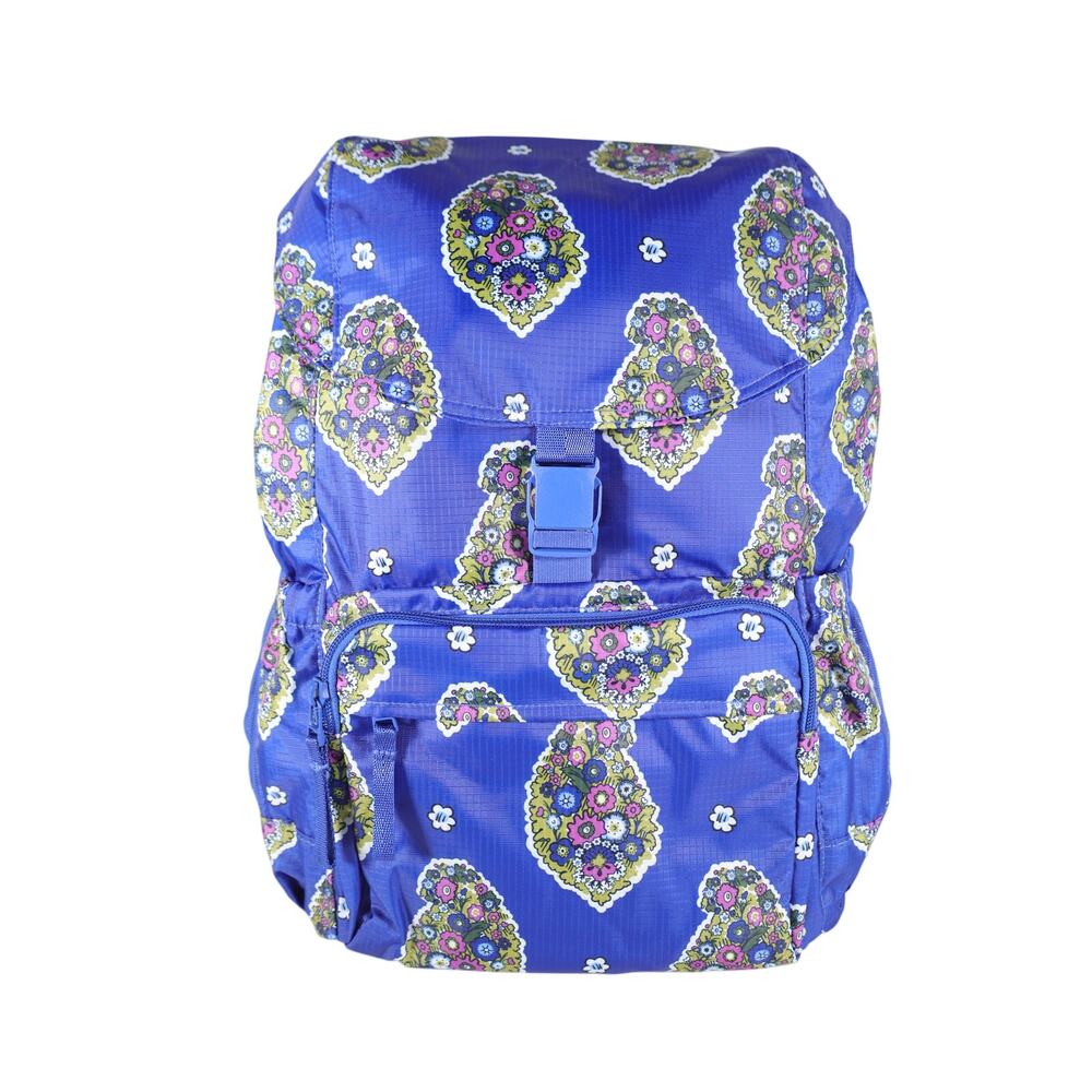 Vera Bradley Ripstop Berkhill Backpack - Kew Garden Blue - NWT